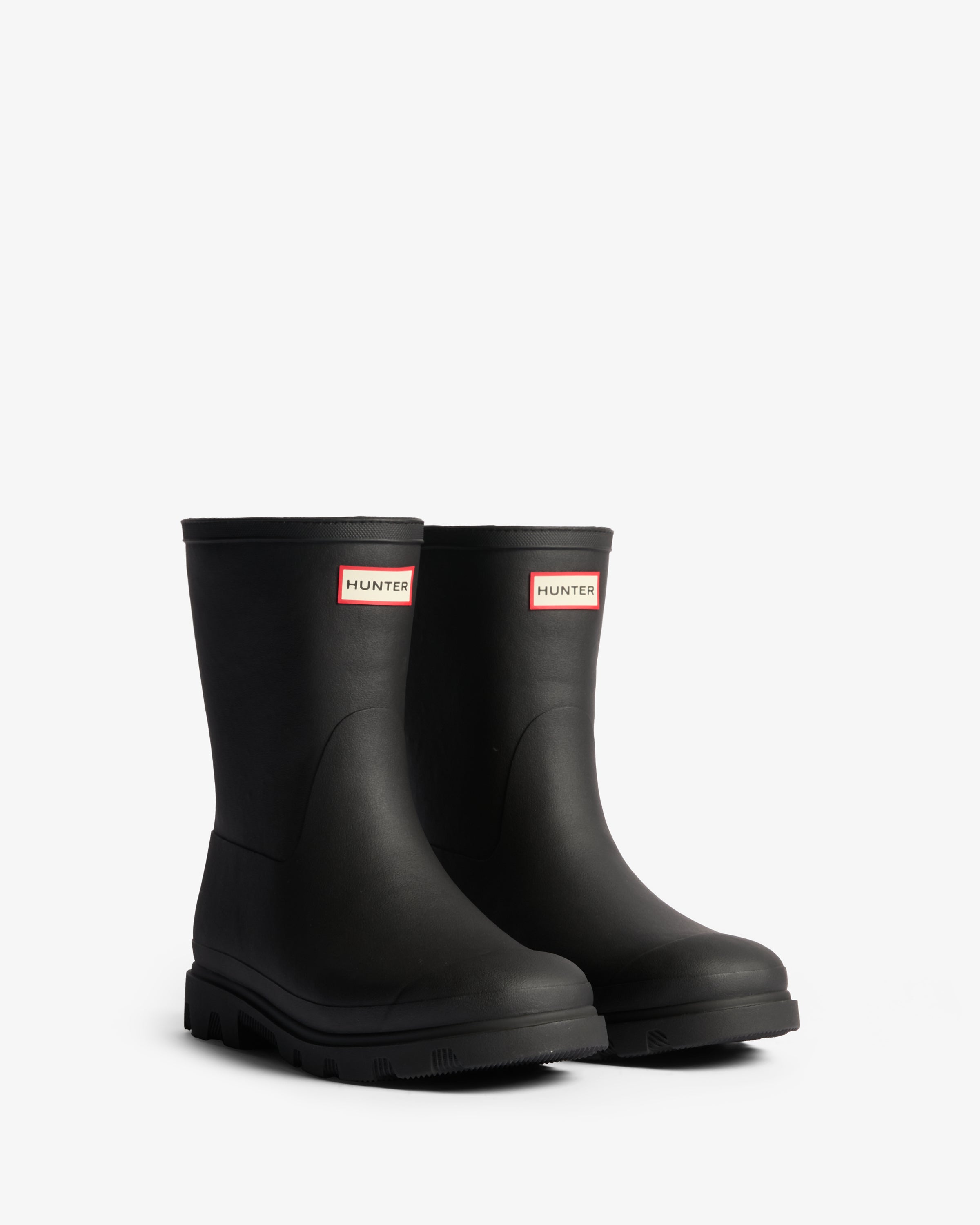 Hunter Boots Unisex Downpour Short Insulated Boot Black – Hunter