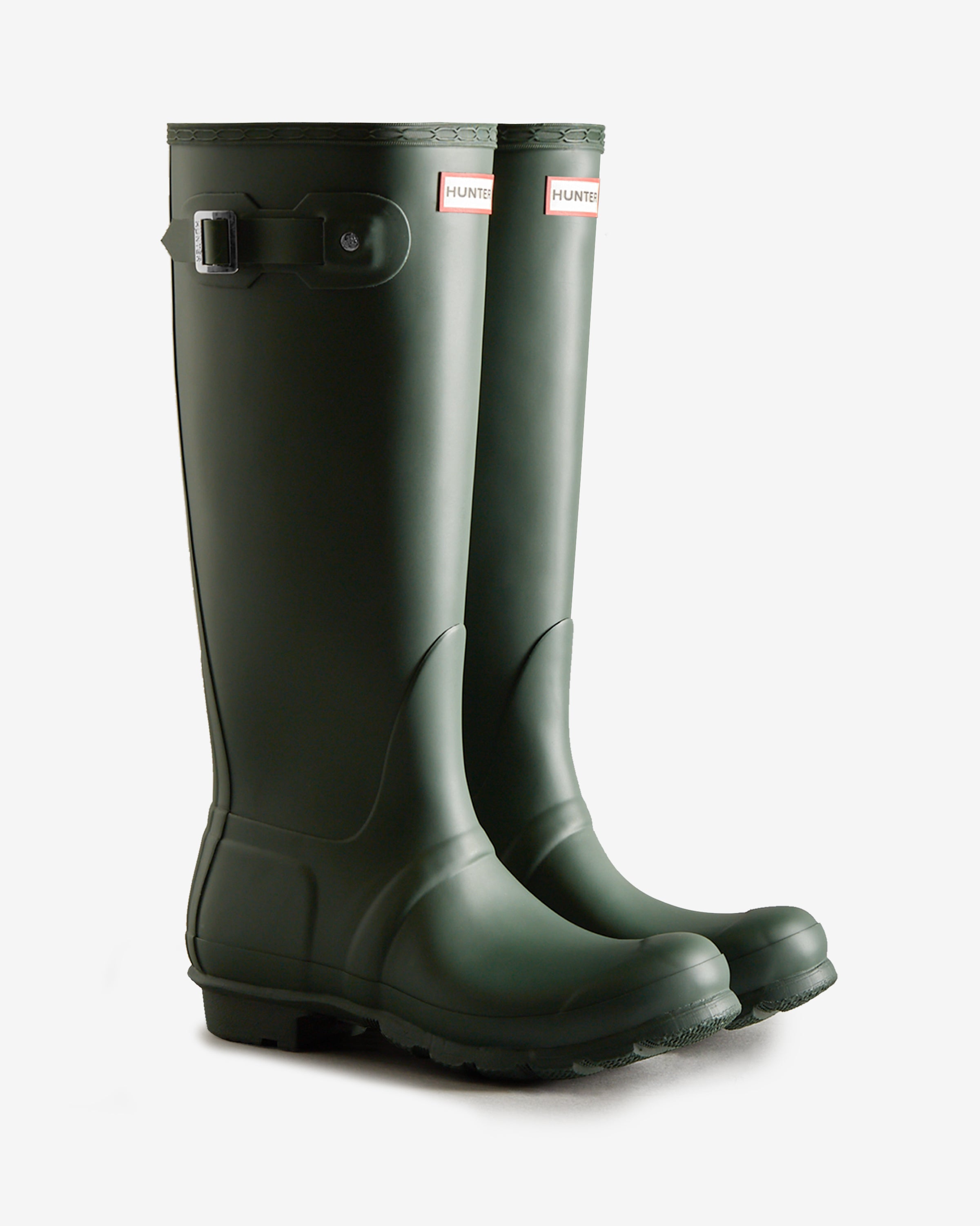 HUNTER ORIGINAL TALL  レッド24cm Hunter W Original Tall - Military Red Boots - Glossy Rain