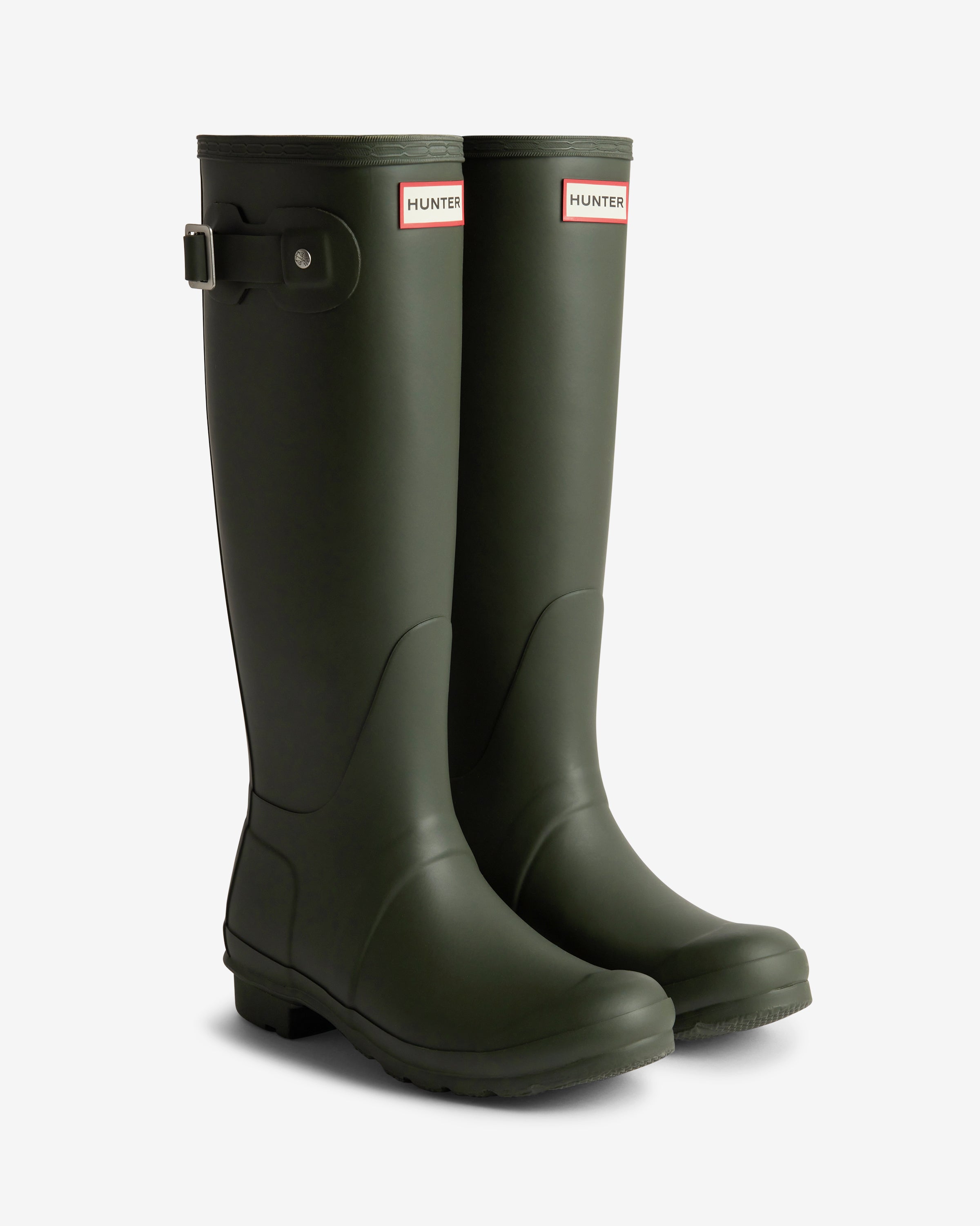 Hunter Boots Women's Original Tall Wellington Boots Dark Olive