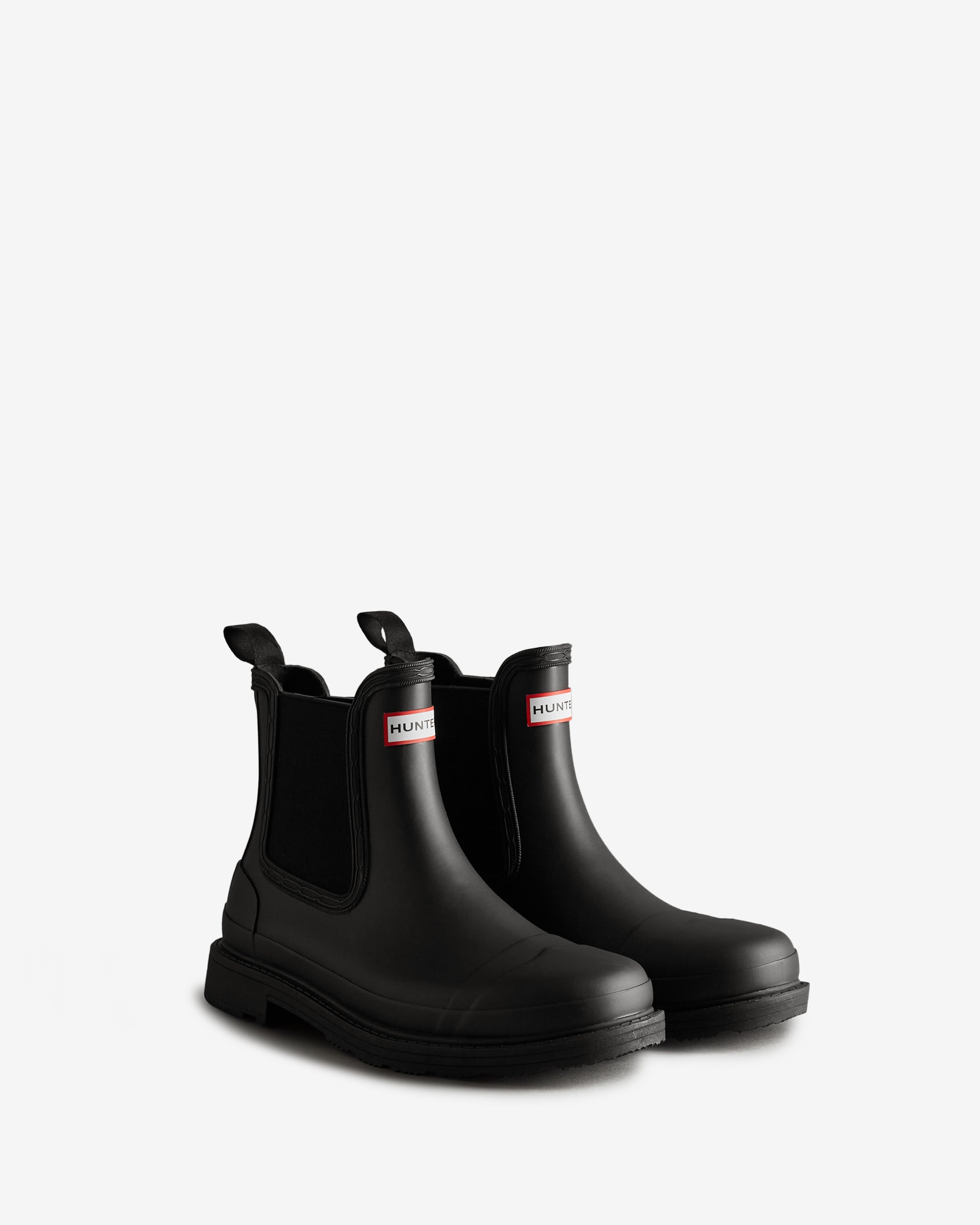 Hunter Boots Women's Commando Chelsea Boots Black – Hunter Boots