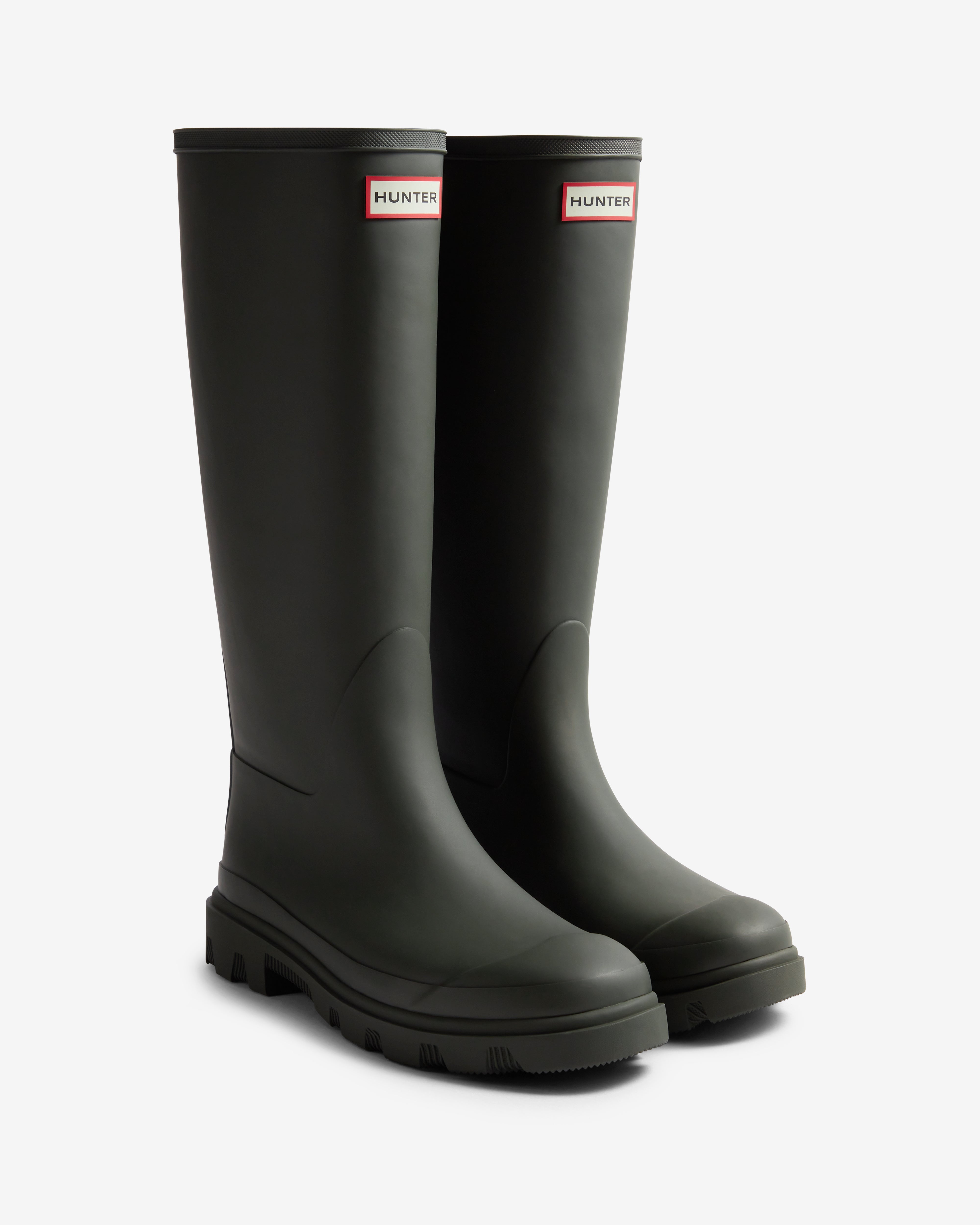 Hunter Boots Unisex Downpour Tall Boot Dark Olive – Hunter Boots
