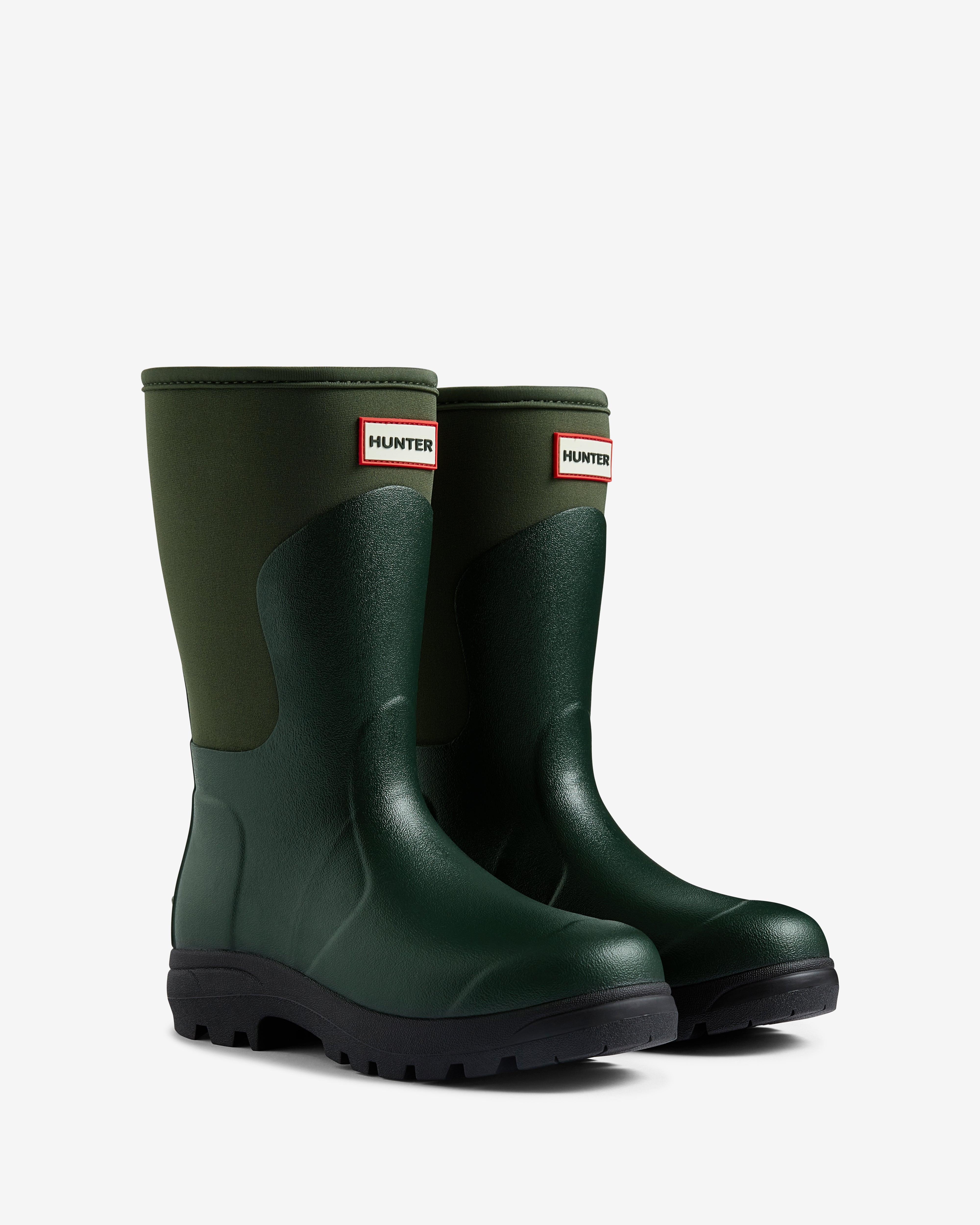 Hunter Boots Unisex Balmoral Neoprene Short Boot Black – Hunter