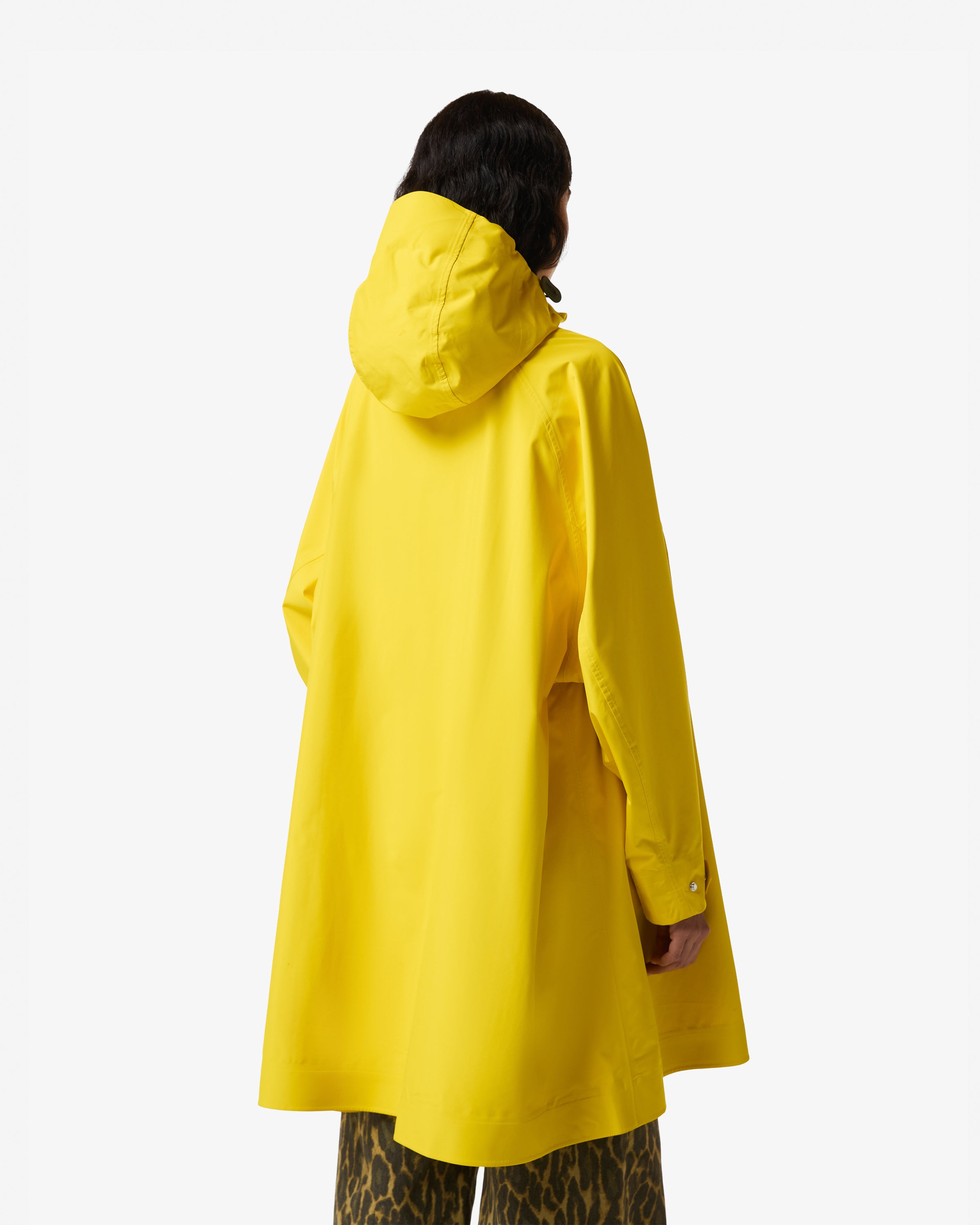 GANNI X Hunter Unisex Waterproof Poncho Lemon
