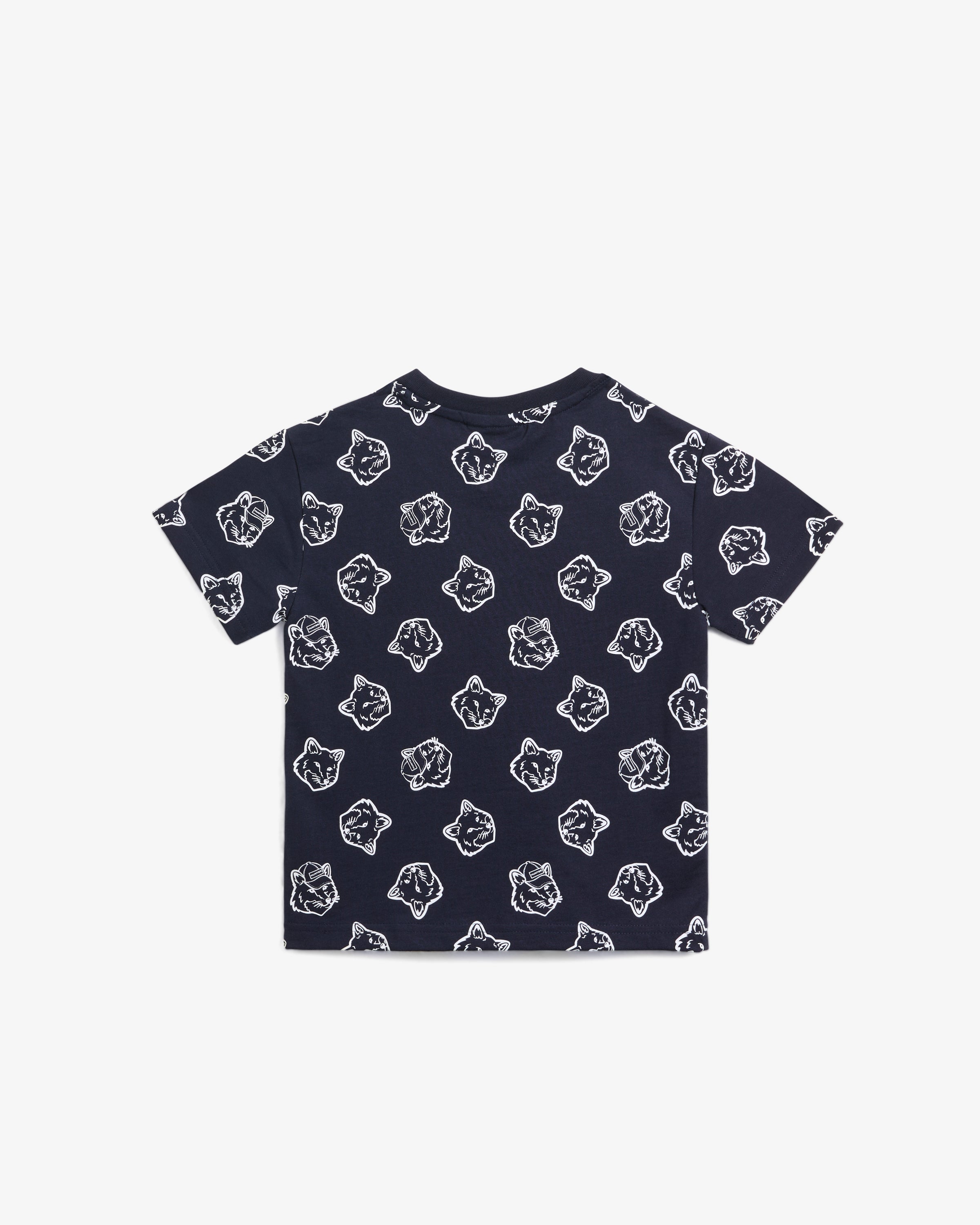 Hunter Boots Maison Kitsune X Hunter Kids Fox Head Tee Night Sky