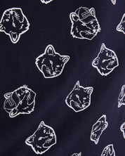 Maison Kitsune X Hunter Kids Fox Head Tee Night Sky White