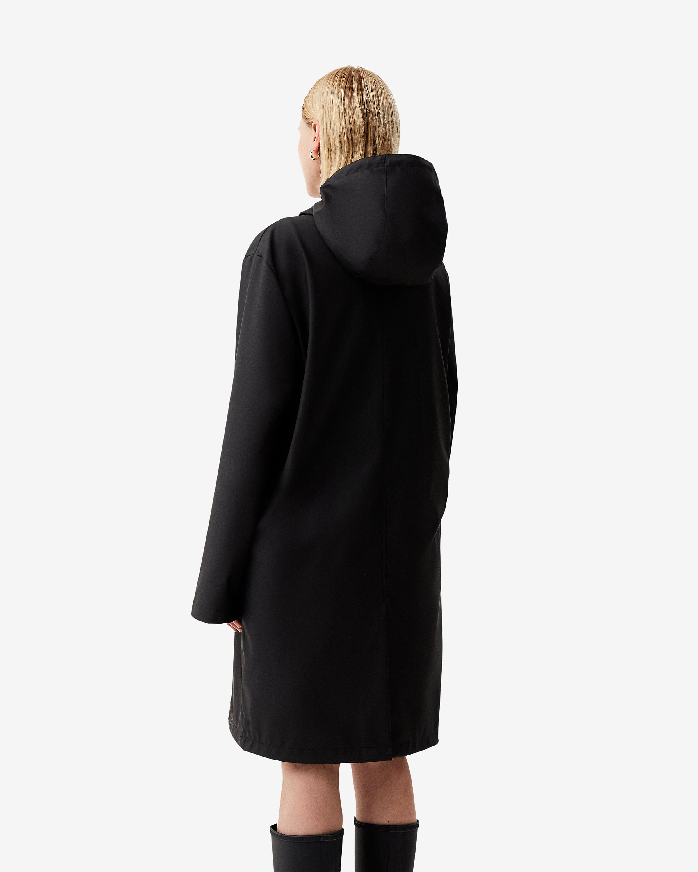 Hunter Boots Unisex Downpour Andrea Rain Coat Black – Hunter Boots