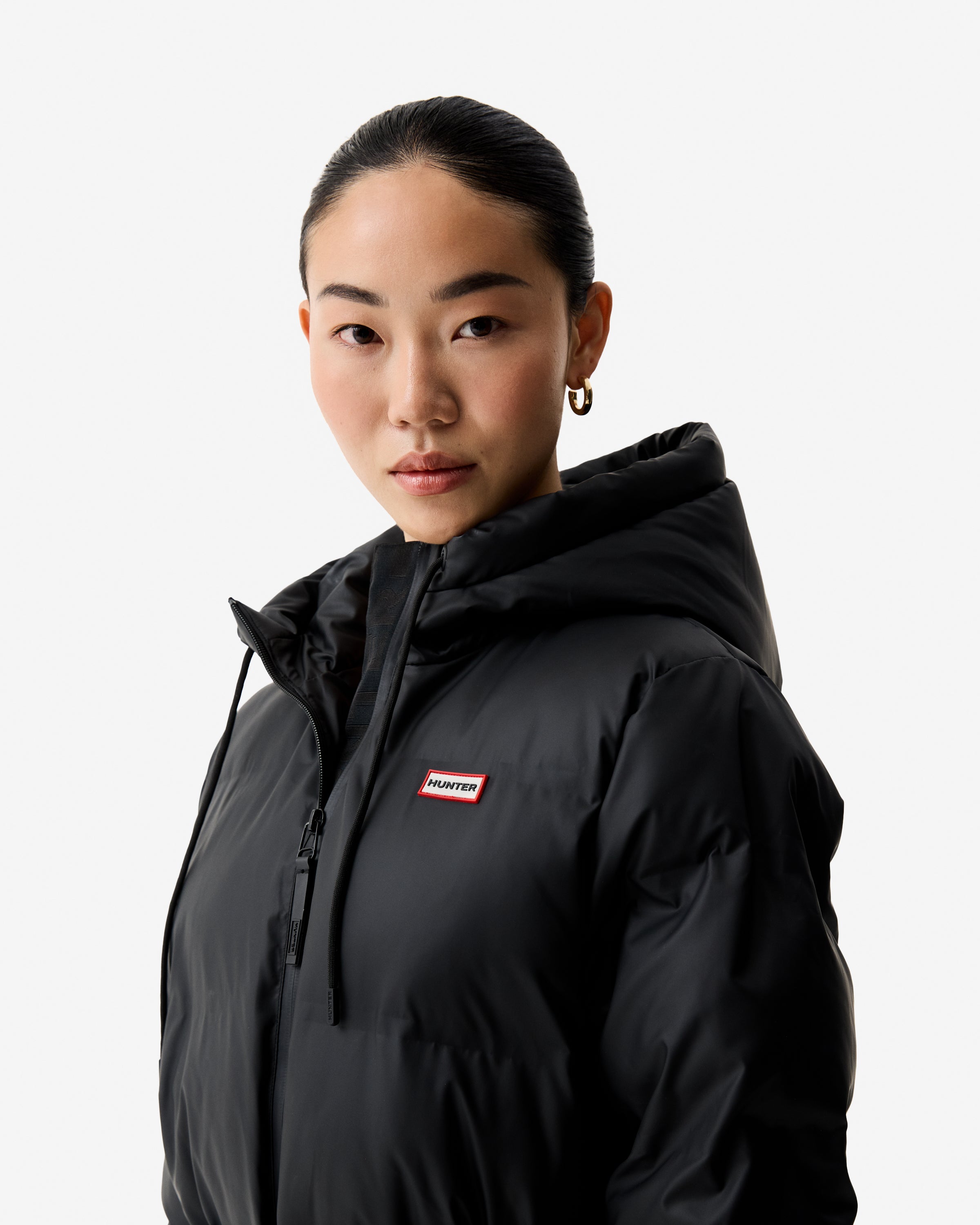 Hutchison Sonic Welded Puffer Jacket Black