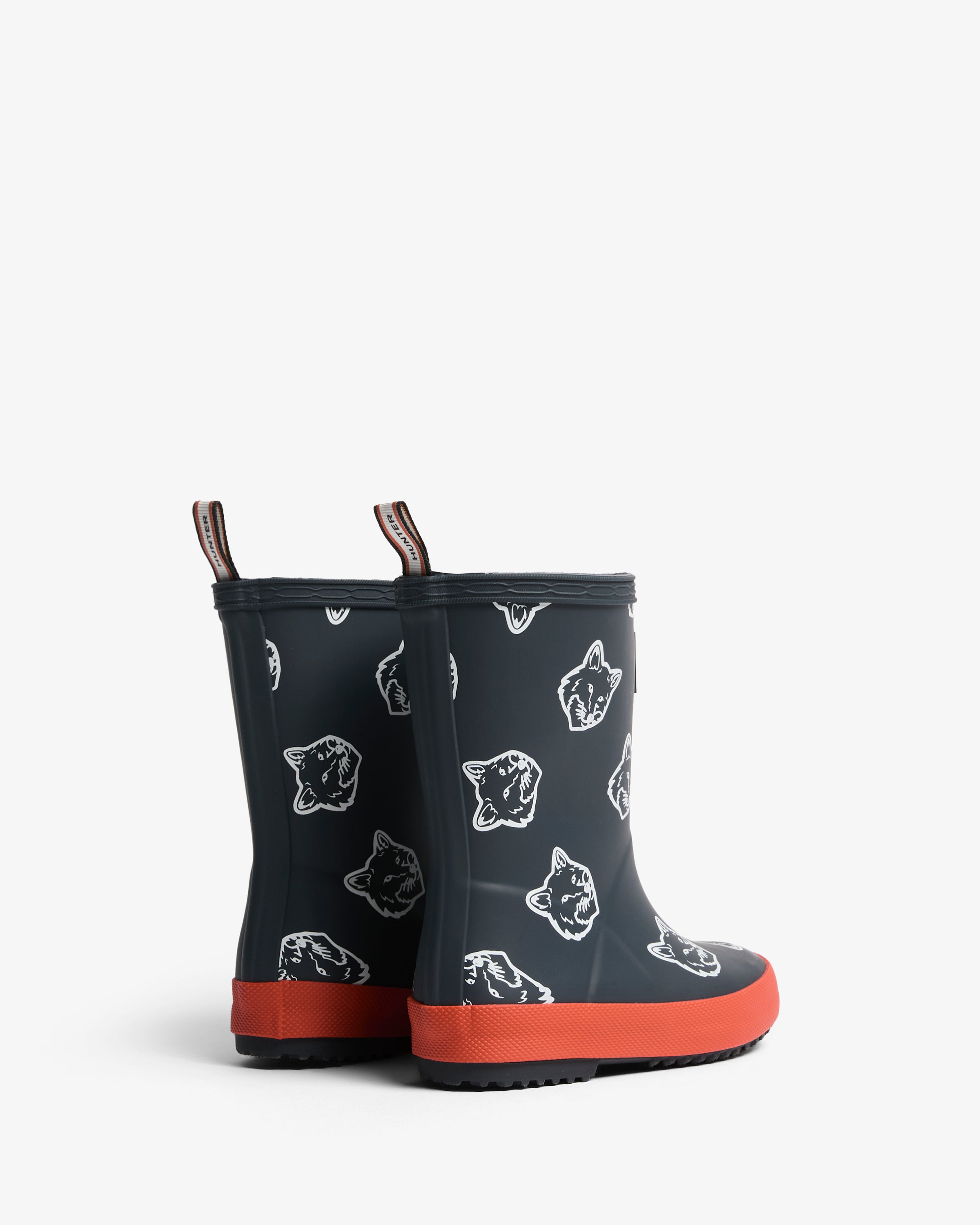 Maison Kitsune X Hunter Fox Head Kids first Contrast Night Sky Burnt Orange