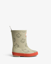 Maison Kitsune X Hunter Fox Head Kids first Contrast Ashtree Burnt Orange