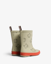 Maison Kitsune X Hunter Fox Head Kids first Contrast Ashtree Burnt Orange