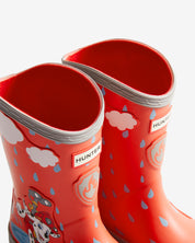 Hunter Boots X Paw Patrol Marshall Rubber Boots Poppy Red