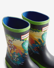 Hunter Boots X Paw Patrol Dino Rubber Boots Blue / Lettuce