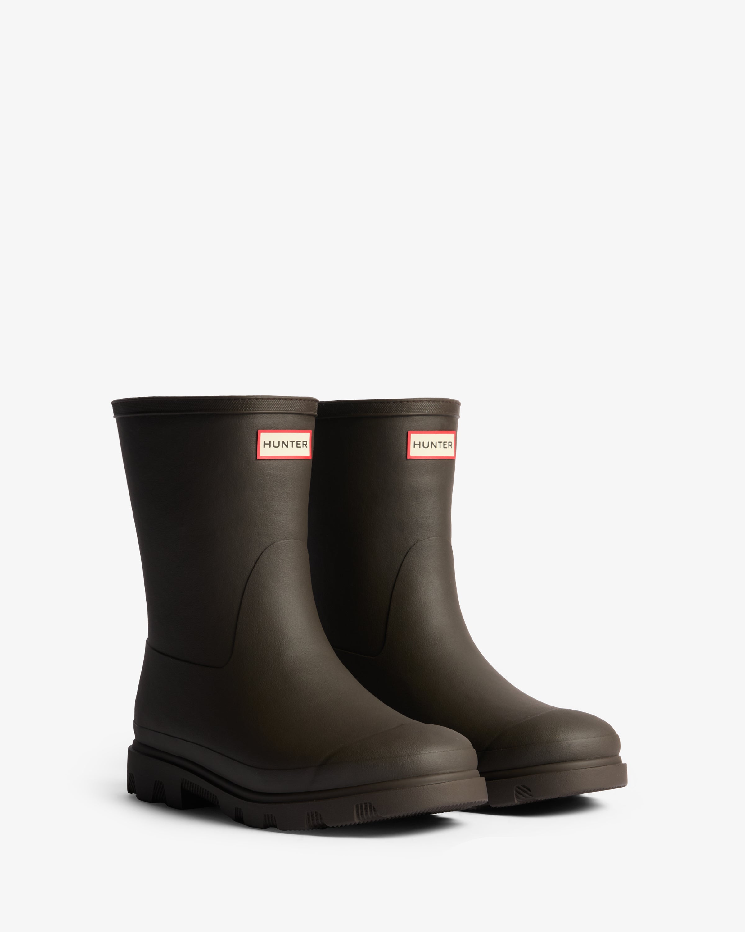 Unisex Downpour Short Insulated Boot Chocolate Brown