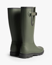 Unisex Field Downpour Tall Adjustable Neo Lined Boot Dark Olive Black