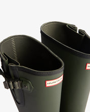 Unisex Field Downpour Tall Adjustable Neo Lined Boot Dark Olive Black
