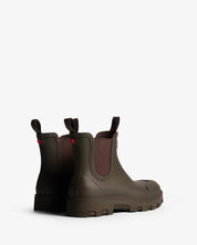 Unisex Elements Elastic Chelsea Boots Chocolate Brown