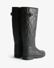Women's Original Refined Tall Onion Quilt Boots Black