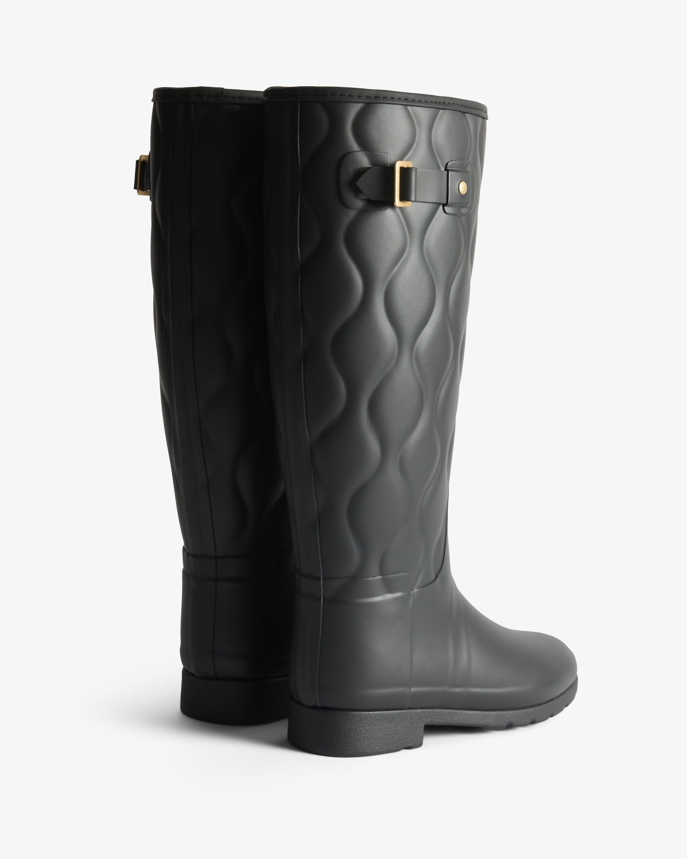 Women's Original Refined Tall Onion Quilt Boots Black