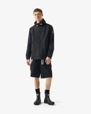 Unisex Packable Rain Jacket Black