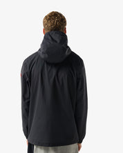Unisex Packable Rain Jacket Black