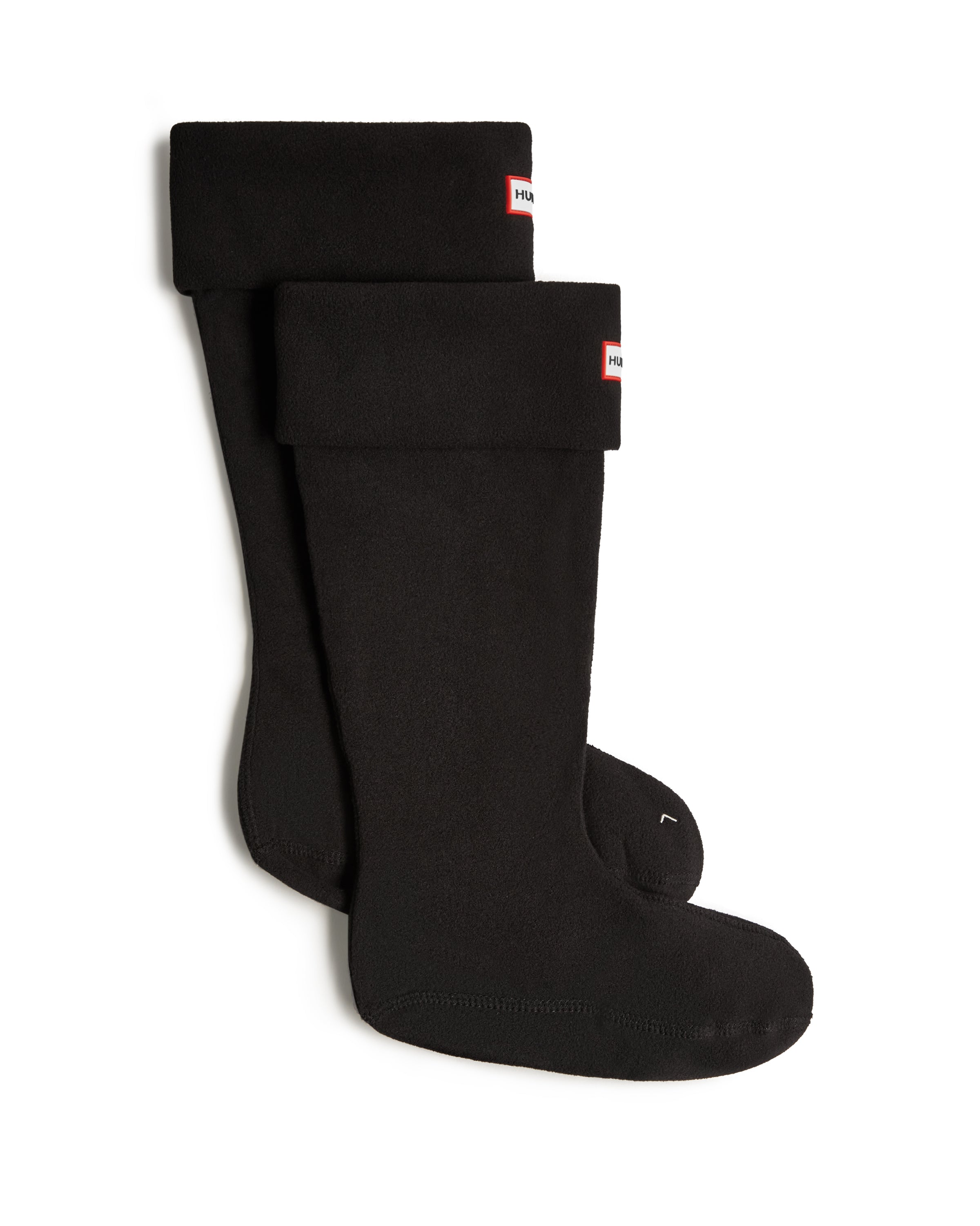 Fleece Tall boot Sock Black
