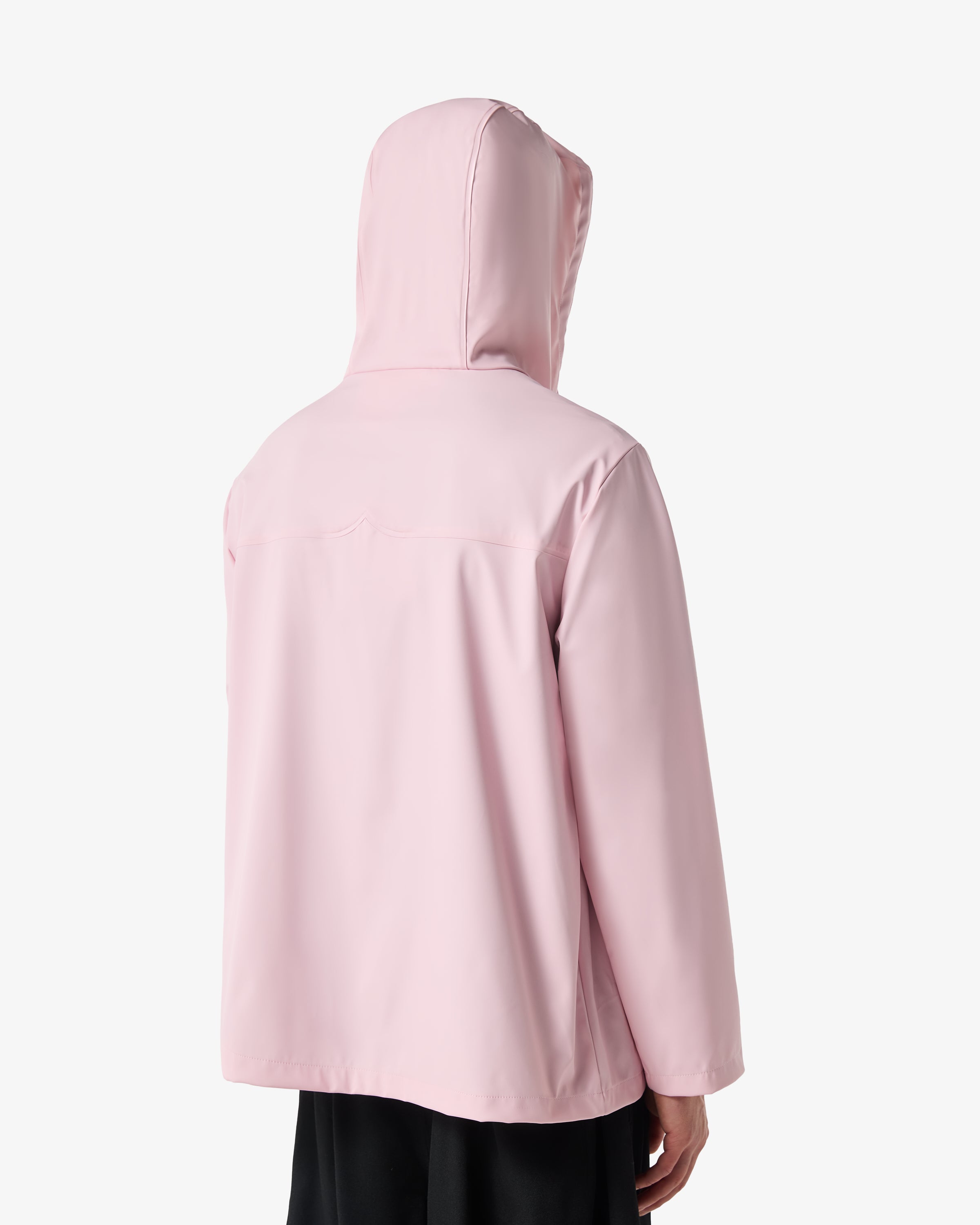 Unisex Downpour Izzy Hooded Rain Jacket Pink Parfait