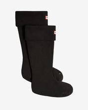 Fleece Tall boot Sock Black