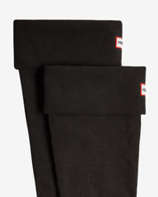 Fleece Tall boot Sock Black