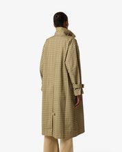 Meagan Check Coat Kelp Check