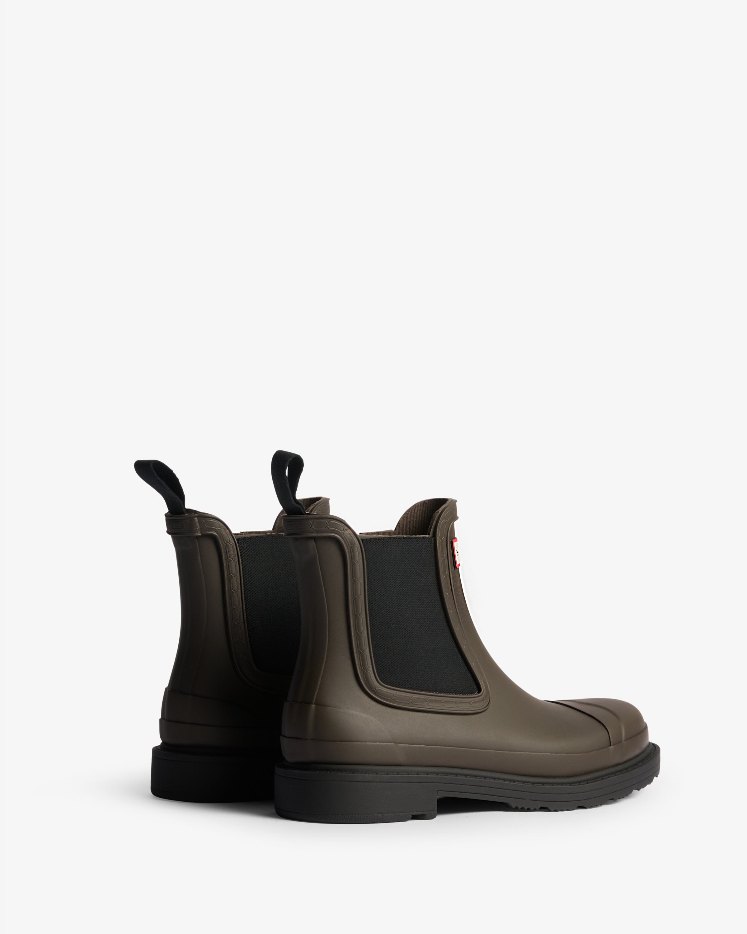 Hunter Boots Men's Commando Chelsea Boots Chocolate Brown – Hunter