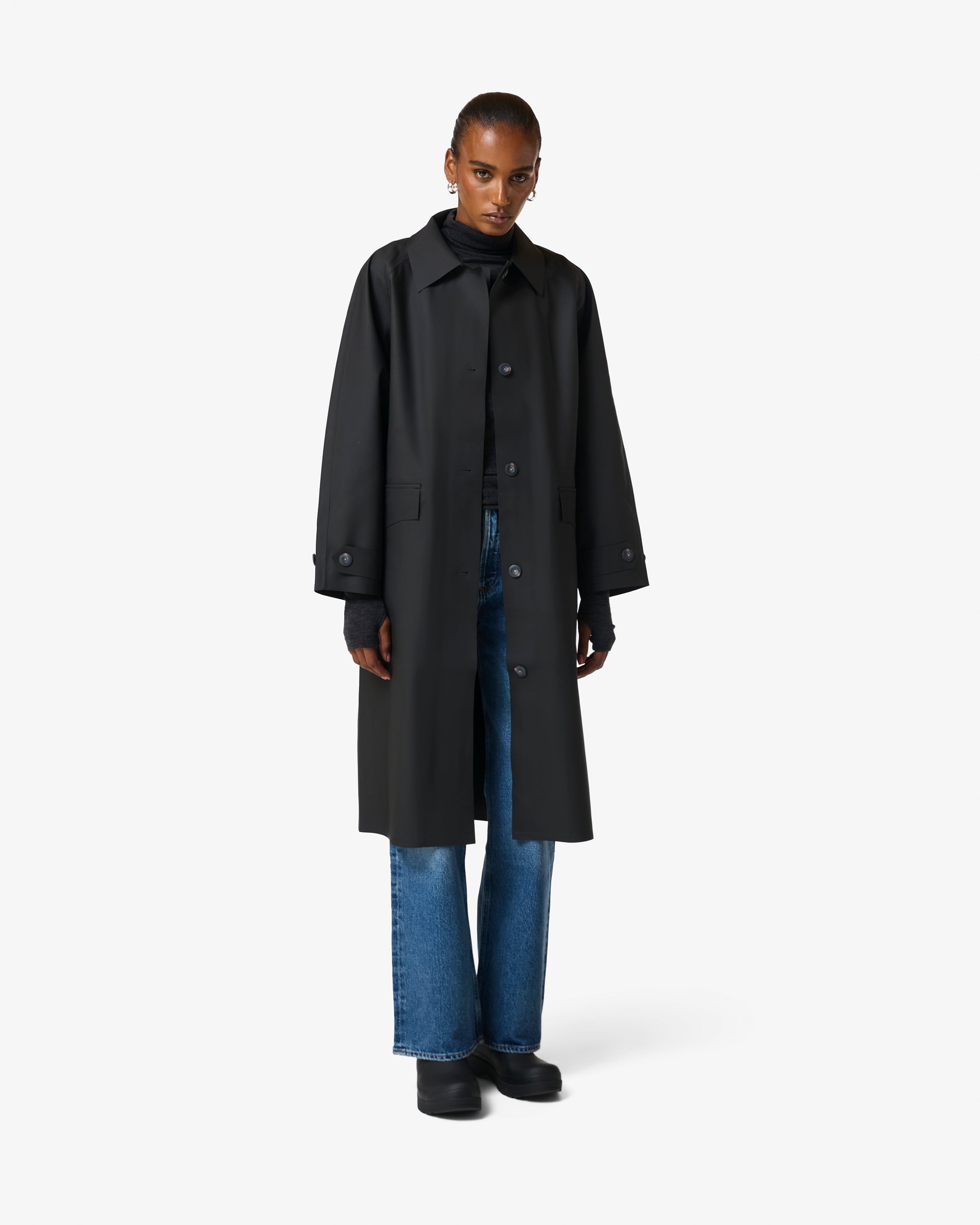 Mayar Rain Coat Black