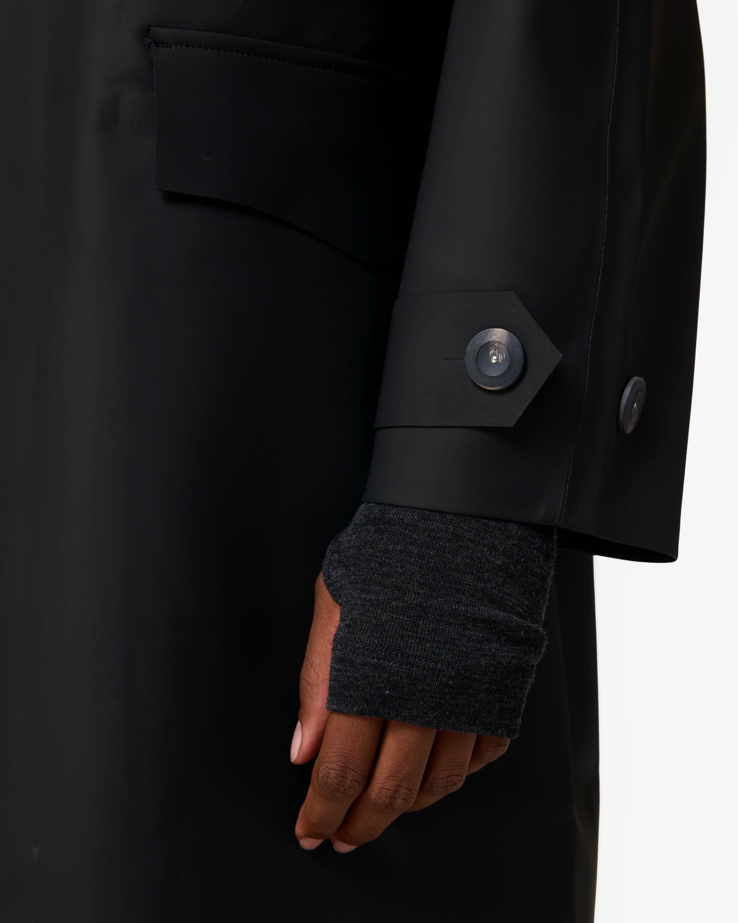 Mayar Rain Coat Black