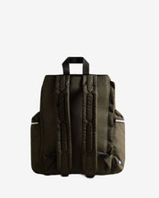 Nylon Large Topclip Backpack Dark Olive
