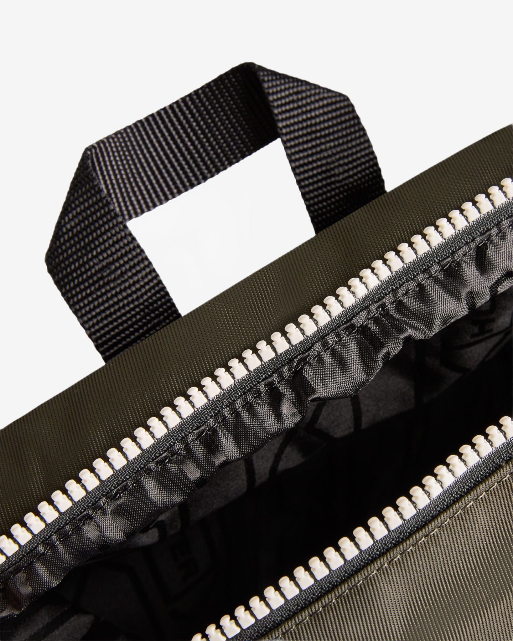 Nylon Large Topclip Backpack Dark Olive