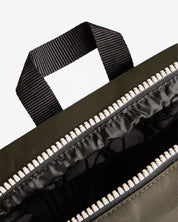 Nylon Large Topclip Backpack Dark Olive