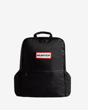Nylon Large Backpack Black