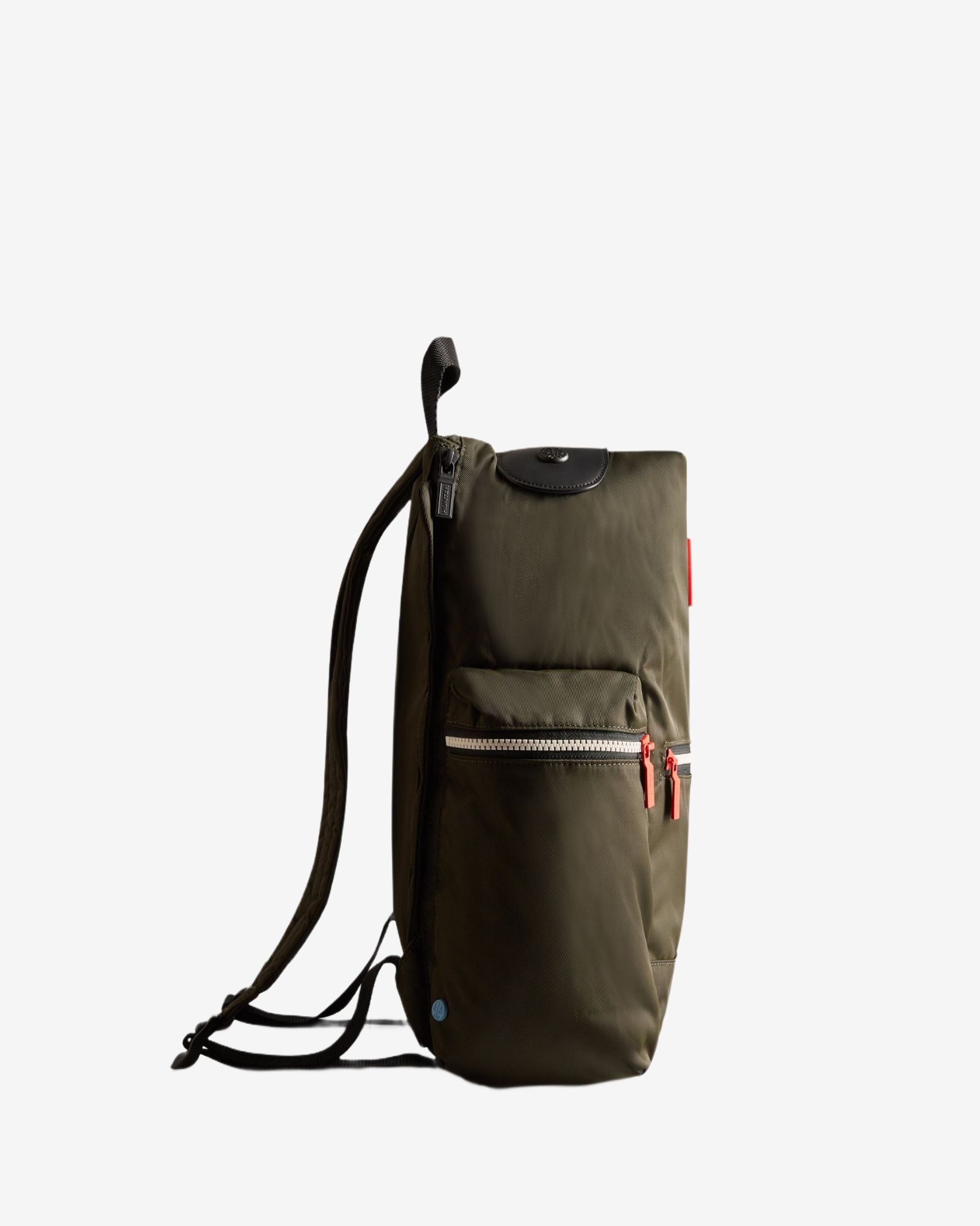 Nylon Large Topclip Backpack Dark Olive