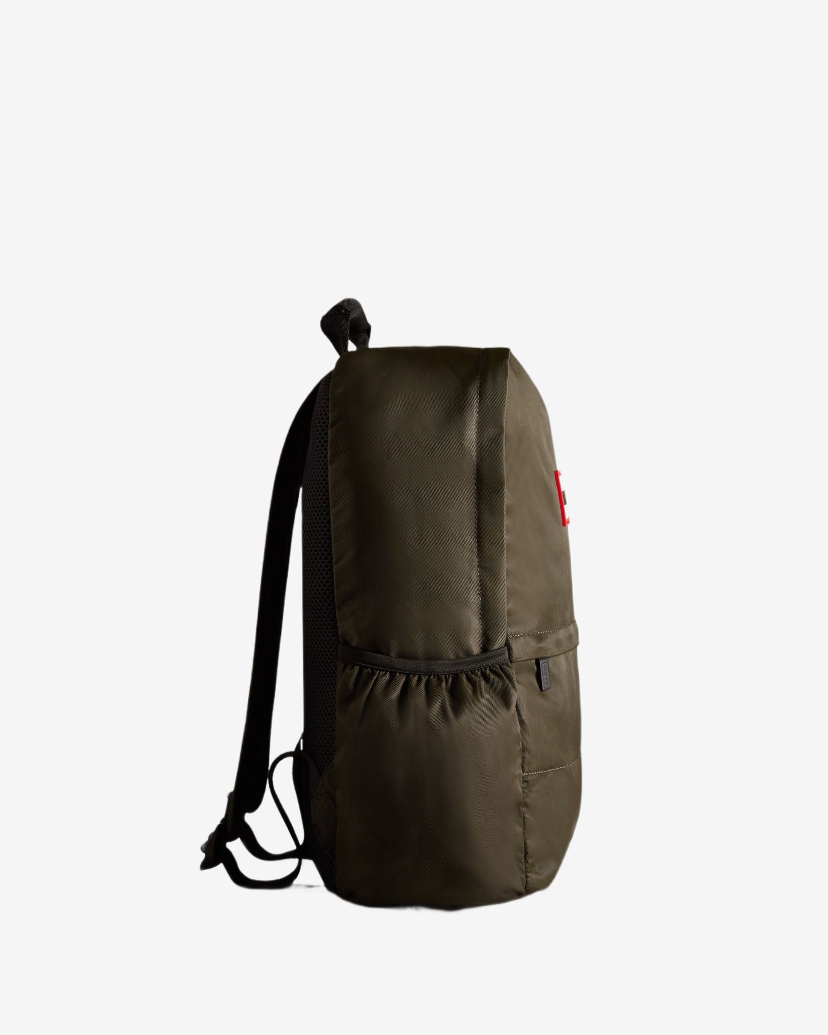 Nylon Large Backpack Dark Olive