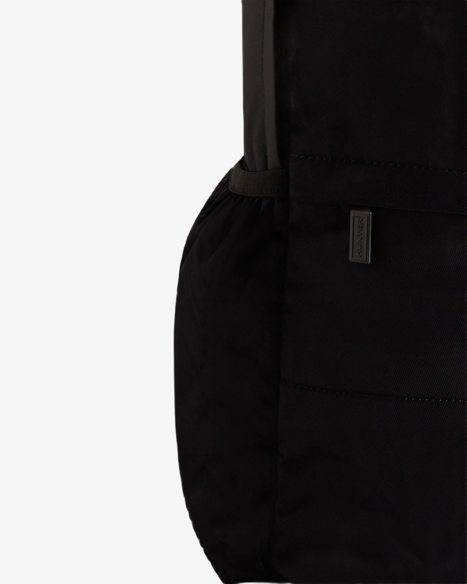 Nylon Large Backpack Black