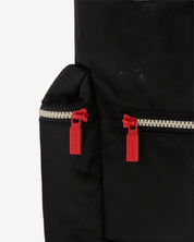 Nylon Large Topclip Backpack Black