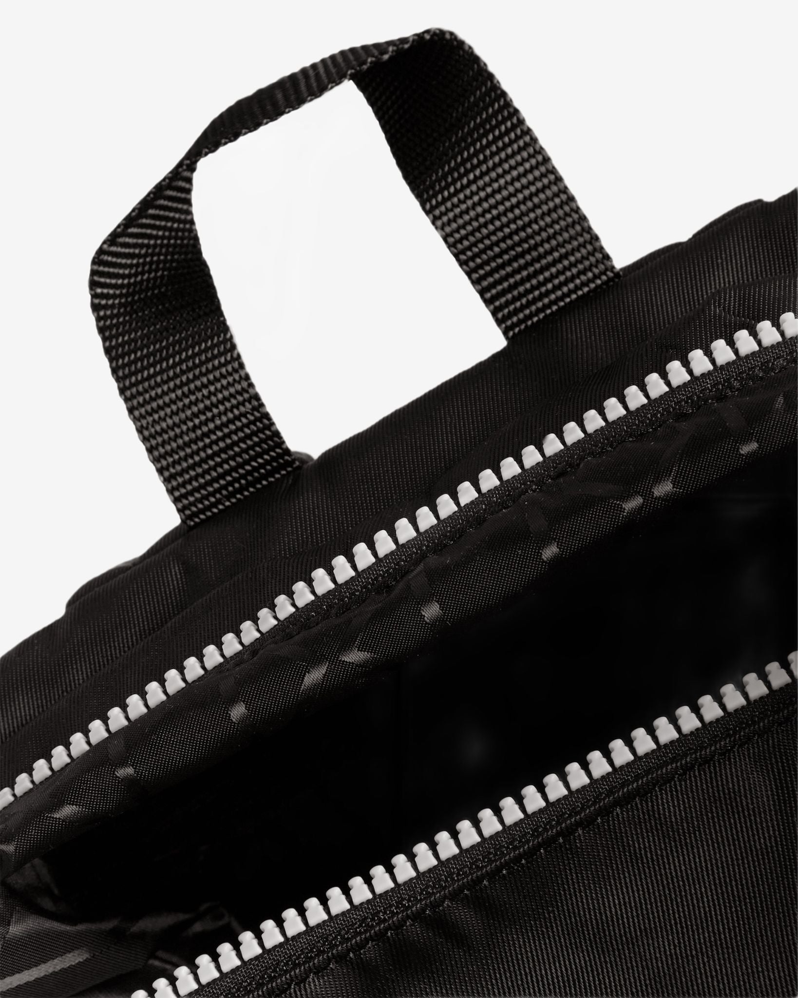 Nylon Mini Topclip Backpack Black