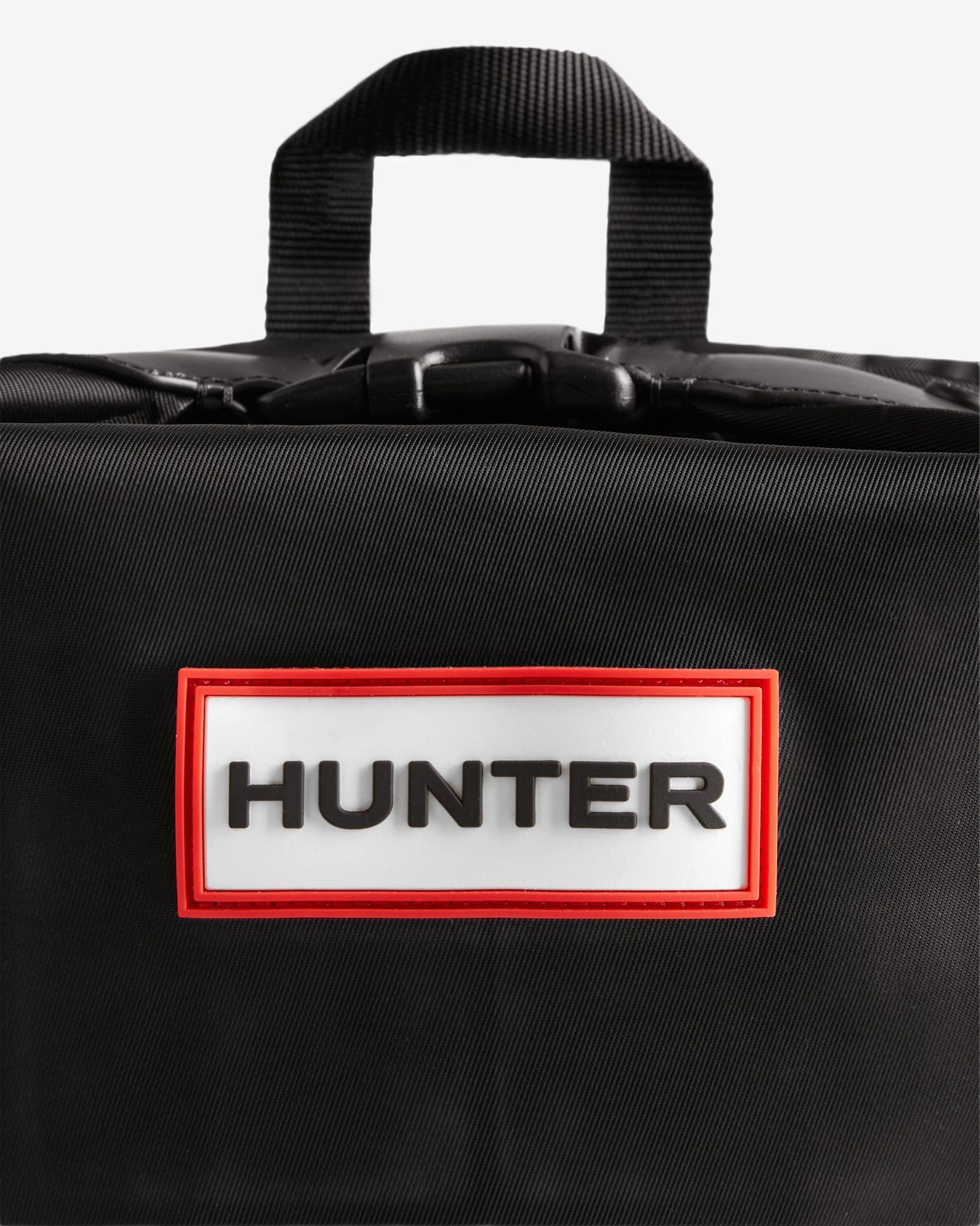 Nylon Large Topclip Backpack Black