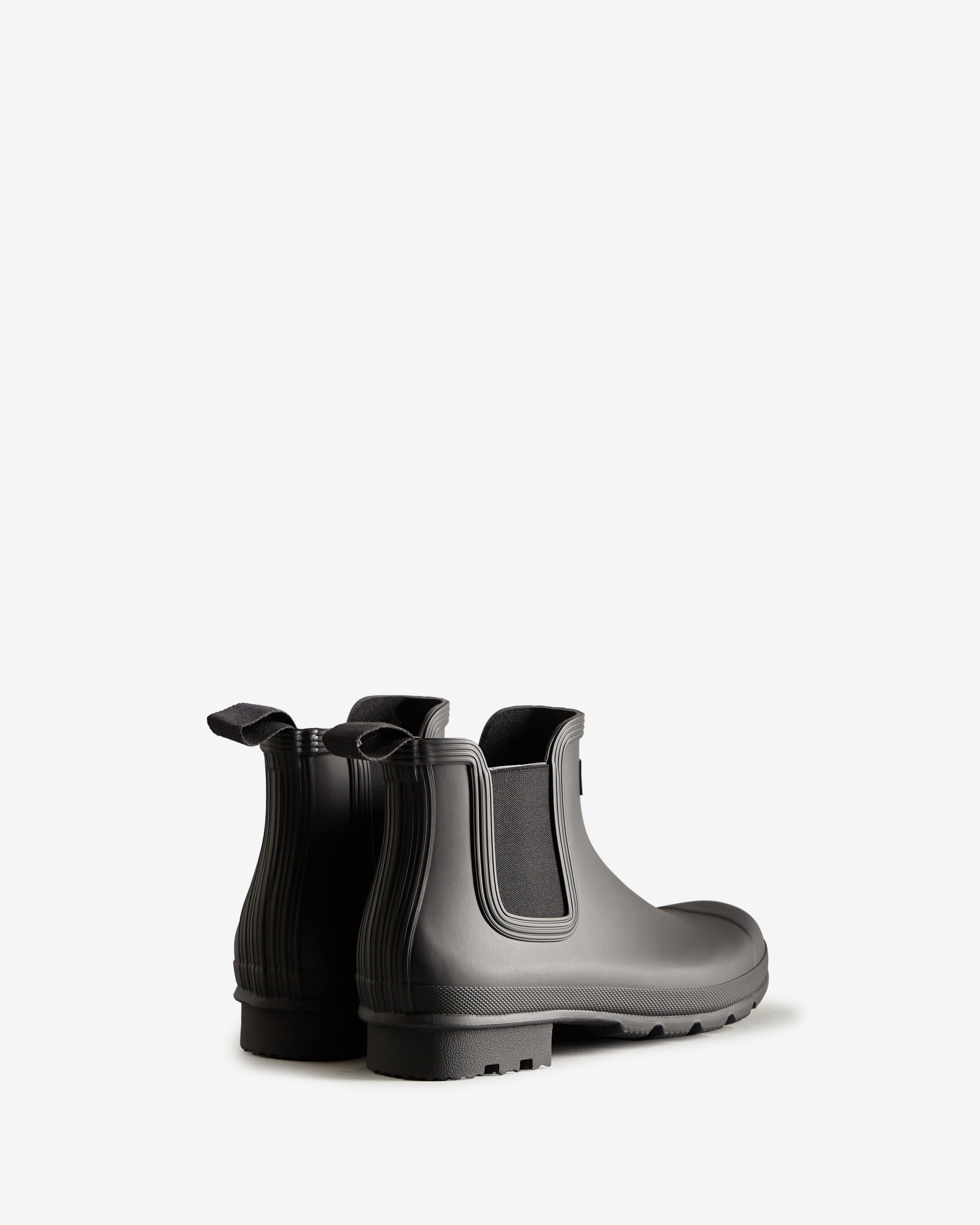 靴 HUNTER CHELSEA DARK SOLE RMA U  UK6 US7 HUNTER Chelsea Rain Boots in Black Original Refined Size US