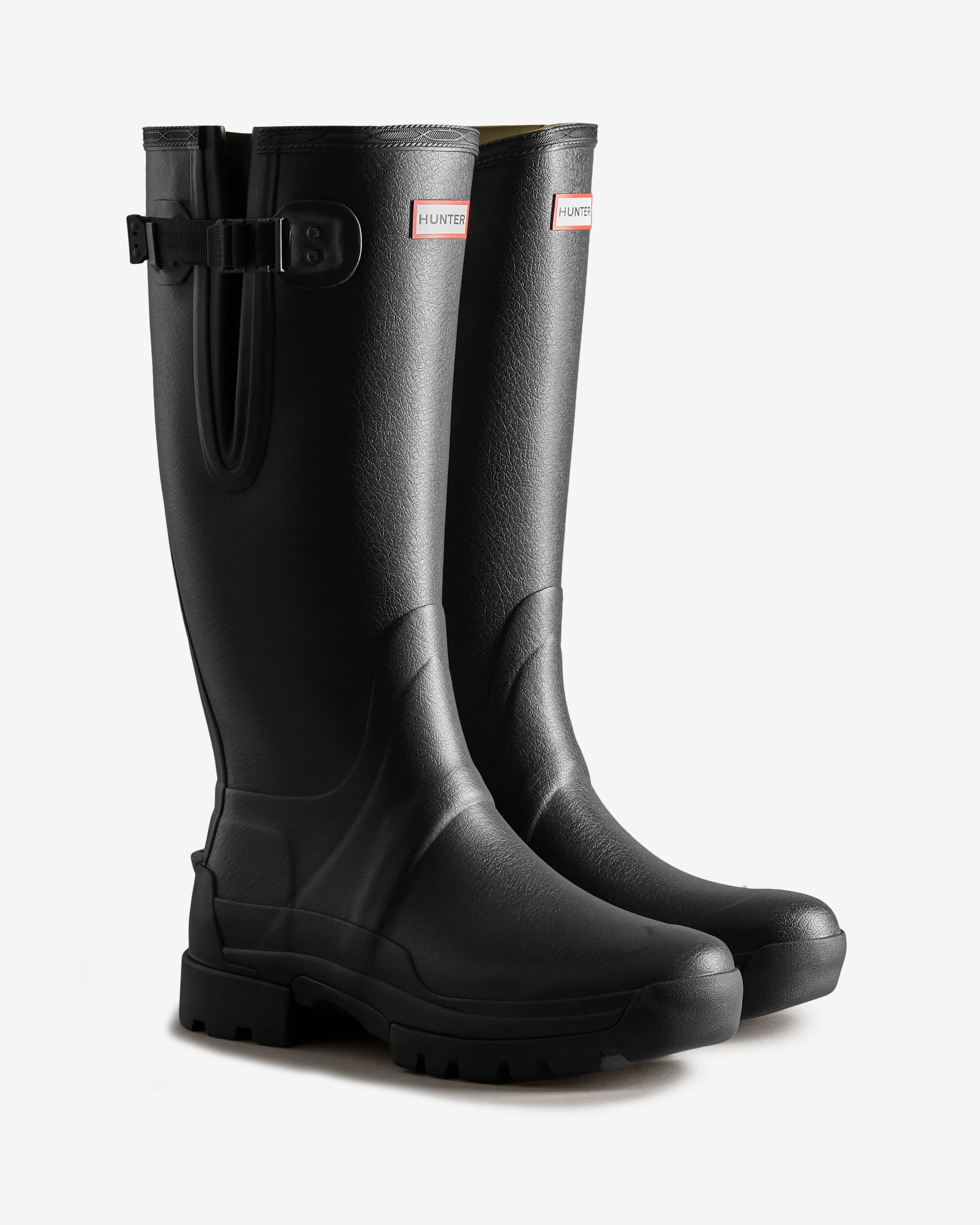Hunter Boots Men's Balmoral Tall Side Adjustable Commando Sole