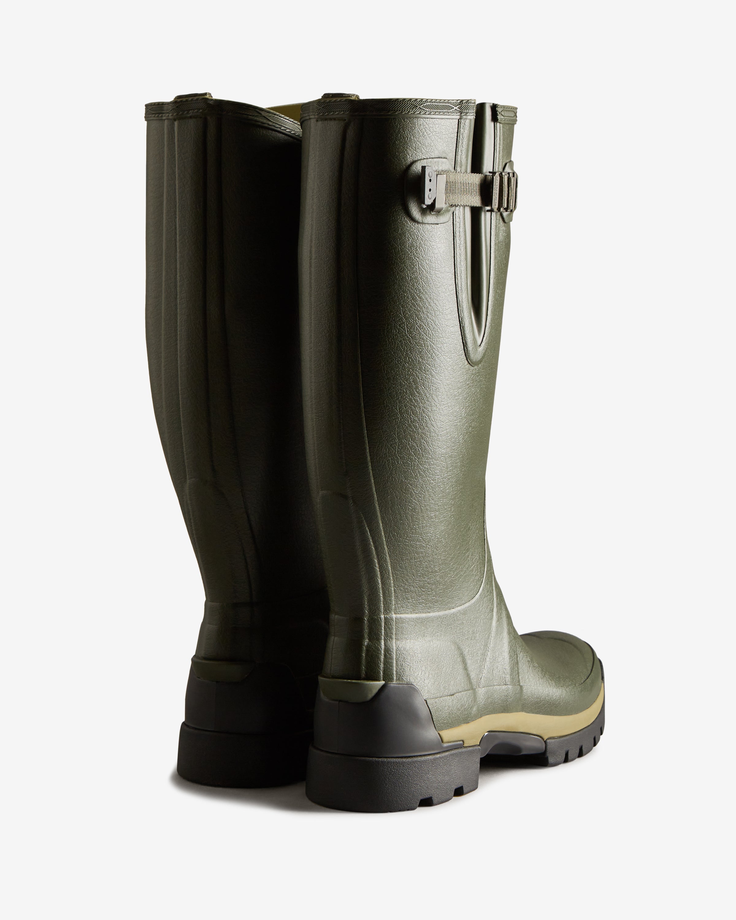 Hunter Boots Men's Balmoral Tall Side Adjustable Commando Sole
