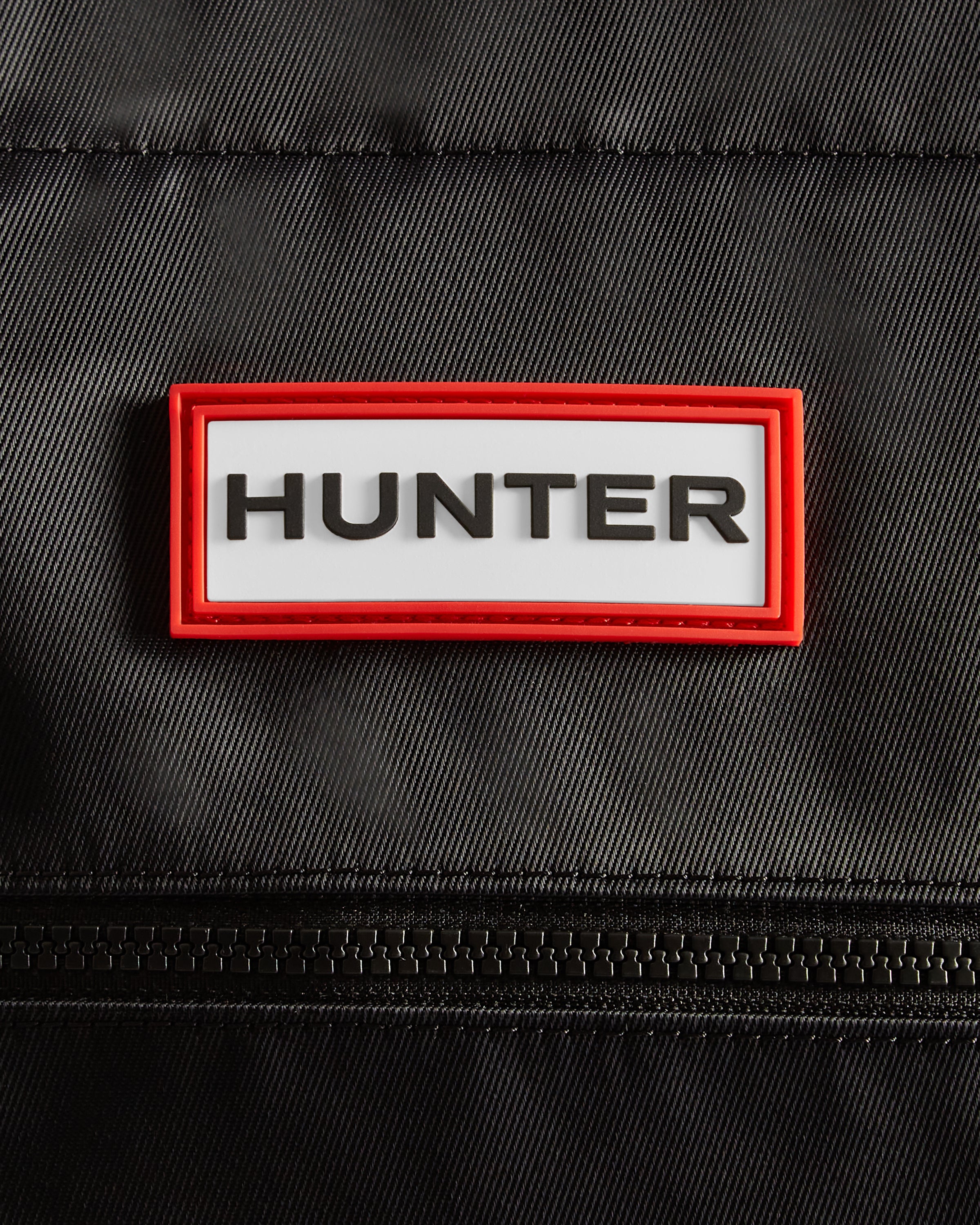 Nylon Midi Topclip Tote Bag Black