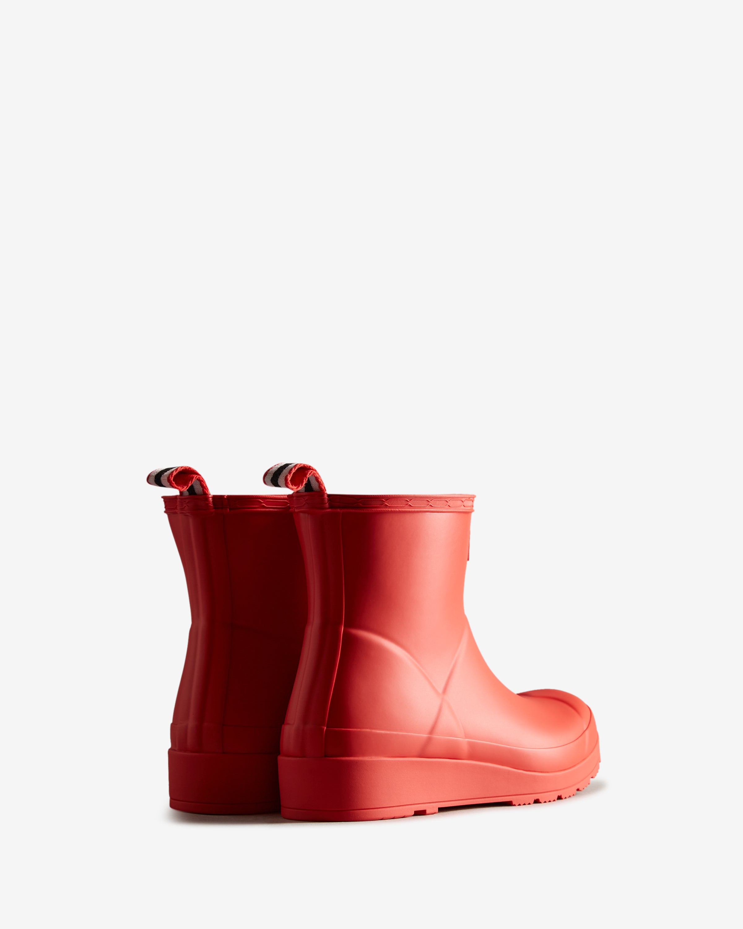 Women's Play Short Wellington Boots Logo Red