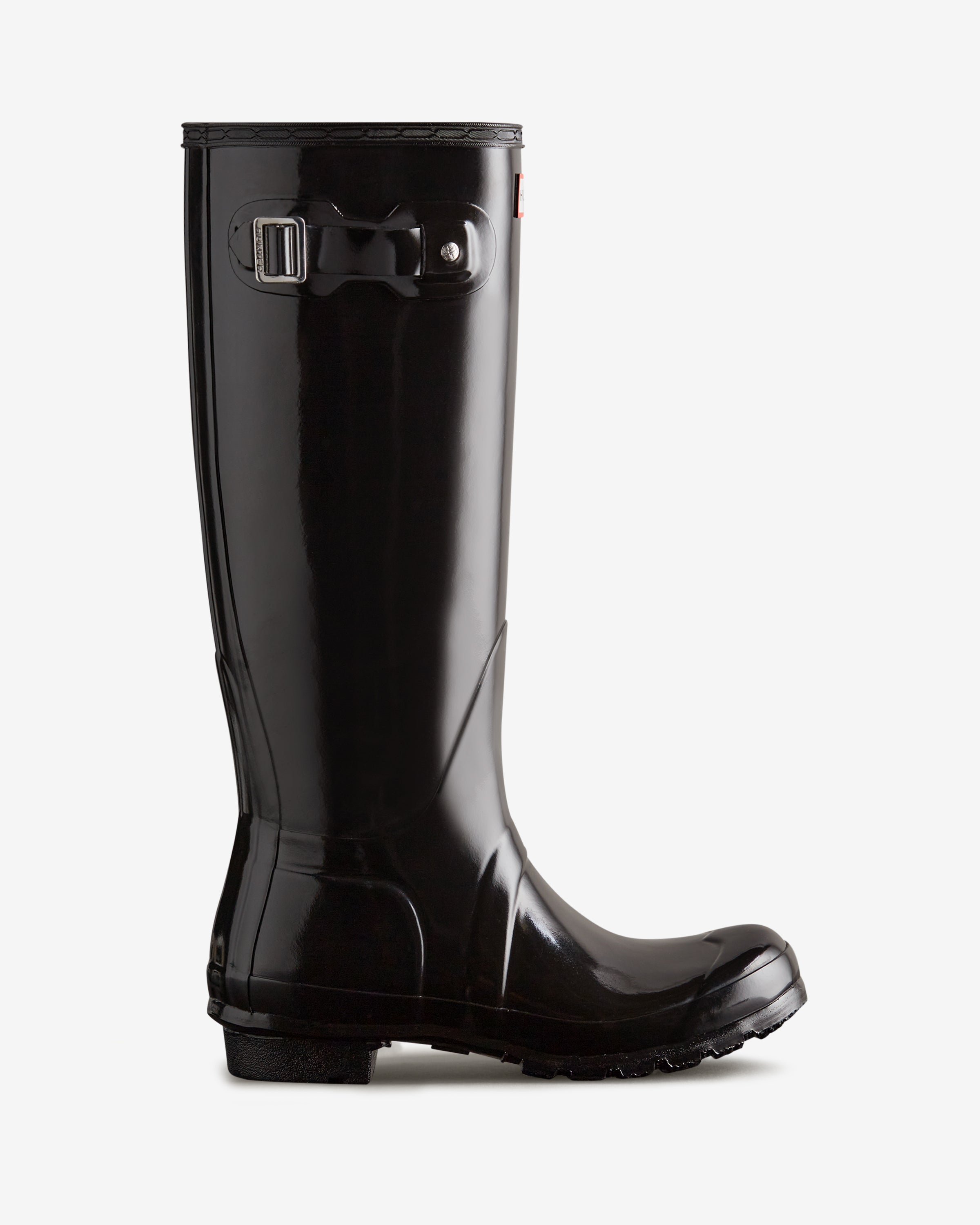 Hunter Boots Women's Original Tall Gloss Boots Black