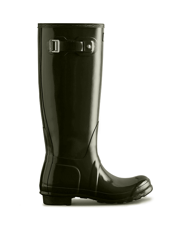 Women's Original Tall Gloss Boots Dark Olive