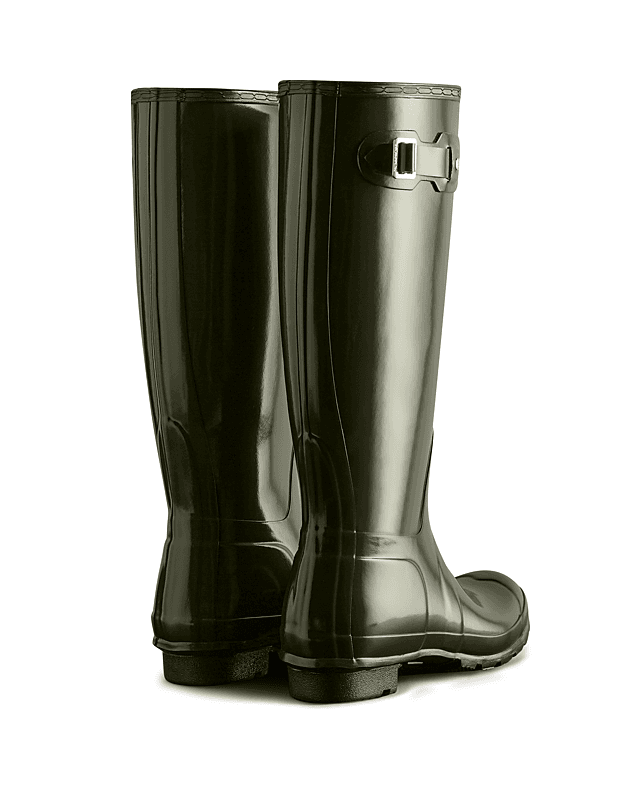 Women's Original Tall Gloss Boots Dark Olive